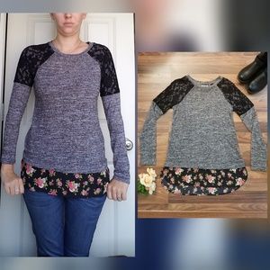 Black Rainn long sleeve top